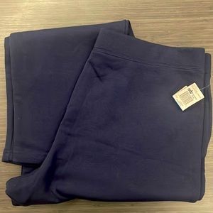 Karen Scott sport intrepid blue sweatpants